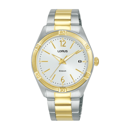 Lorus RH980QX9 Damenuhr Weiß • Mineralglas • Edelstahlarmband