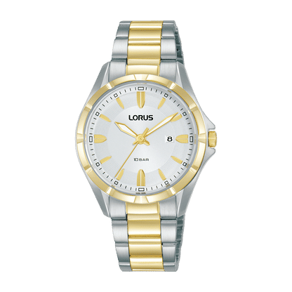 Lorus Sports RJ252BX9 Damenuhr Weiß • Mineralglas • Edelstahlarmband