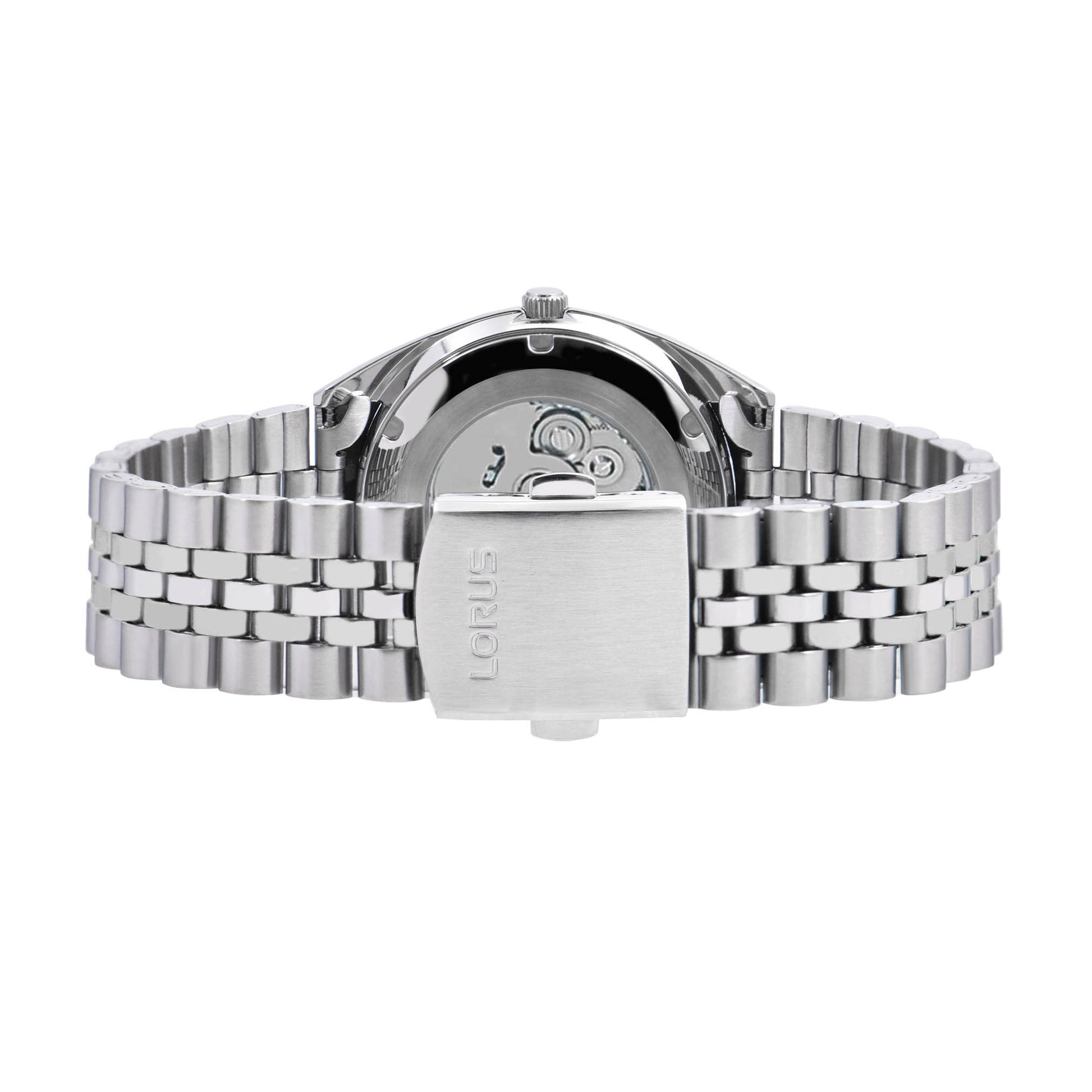 Lorus Classic RL429CX9 Herrenuhr Automatik Dunkelblau • Mineralglas • Edelstahlarmband, Bild 4