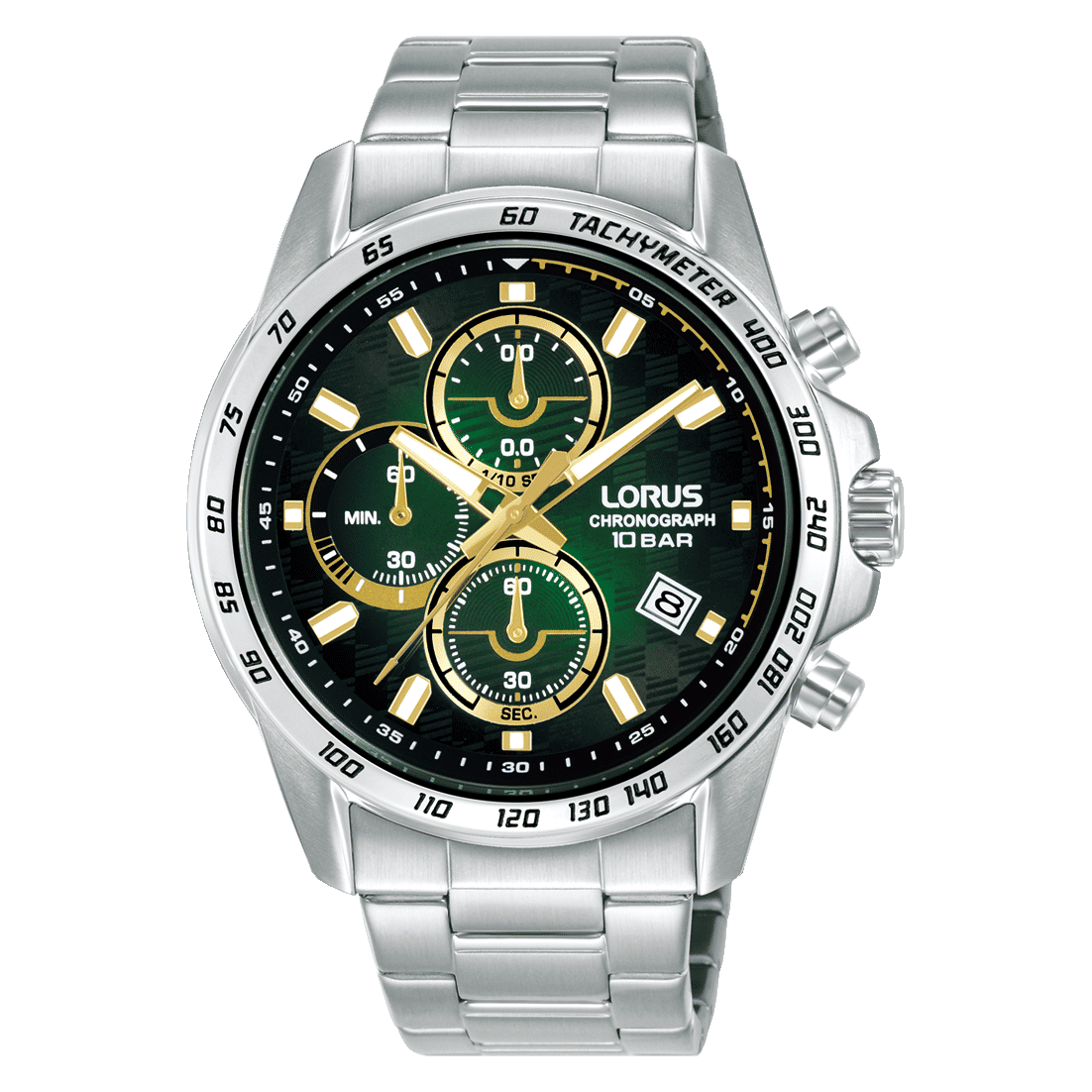 Lorus Sport RM309KX9 Herrenuhr • Chronograph 1/10 Sek. • Mineralglas