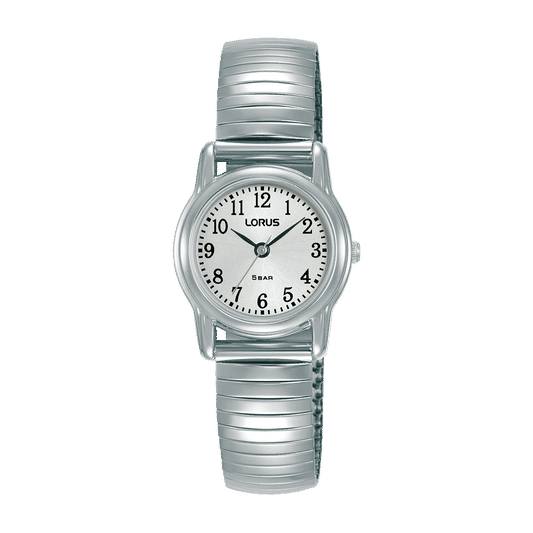 Lorus Classic RRX33HX9 Damenuhr Weiß • Mineralglas • Zugband