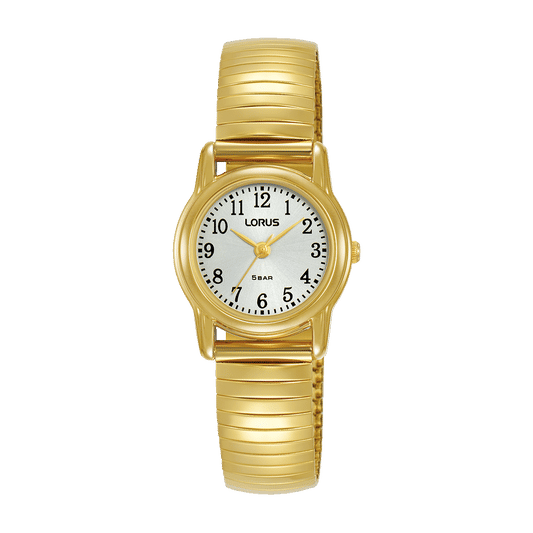 Lorus Classic RRX34HX9 Damenuhr Weiß • Mineralglas • Zugband