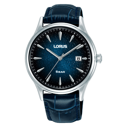 Lorus Classic RS995DX9 Herrenuhr Dunkelblau • Mineralglas • Quarzwerk