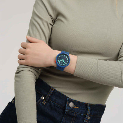 Swatch Big Bold SB01N700 Essentially Bold Herren • Leuchtzeiger & Sekundenzeiger • Datumsanzeige, Bild 5