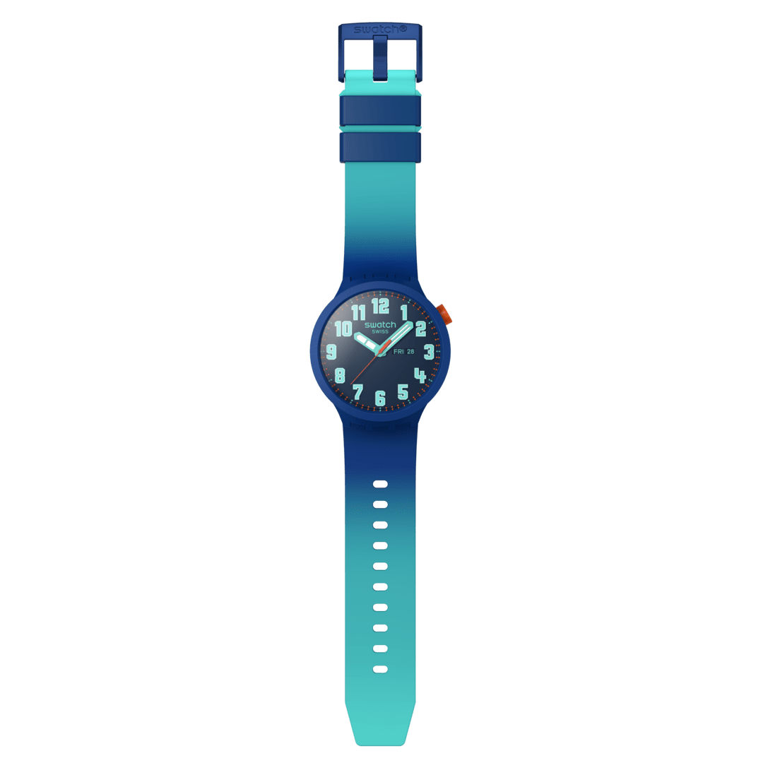 Swatch Big Bold SB01N700 Essentially Bold Herren • Leuchtzeiger & Sekundenzeiger • Datumsanzeige, Bild 4