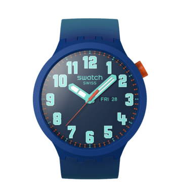 Swatch Big Bold SB01N700 Essentially Bold Herren • Leuchtzeiger & Sekundenzeiger • Datumsanzeige, Bild 8