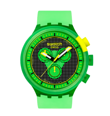 Swatch Big Bold SB02G100 Herren Armbanduhr Grün • Oversized Design • Quarzwerk, Bild 8