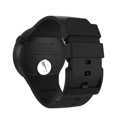 Swatch Big Bold SB03B100 Armbanduhr Schwarz • Bio-Keramikgehäuse • Sichtbares Uhrwerk, Bild 6