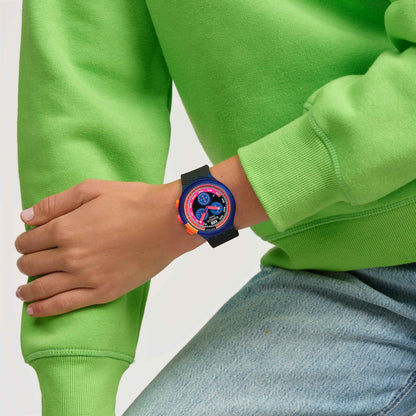 Swatch Big Bold SB06N102 Neon party to the Max Armbanduhr • NEON-Kollektion • Markantes Großformat, Bild 2