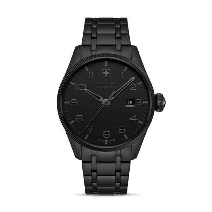 Swiss Military Hanowa Thunderbolt Stealth SMWGH0000830 Herren Armbanduhr Schwarz • Saphirglas • 10 ATM Wasserdicht