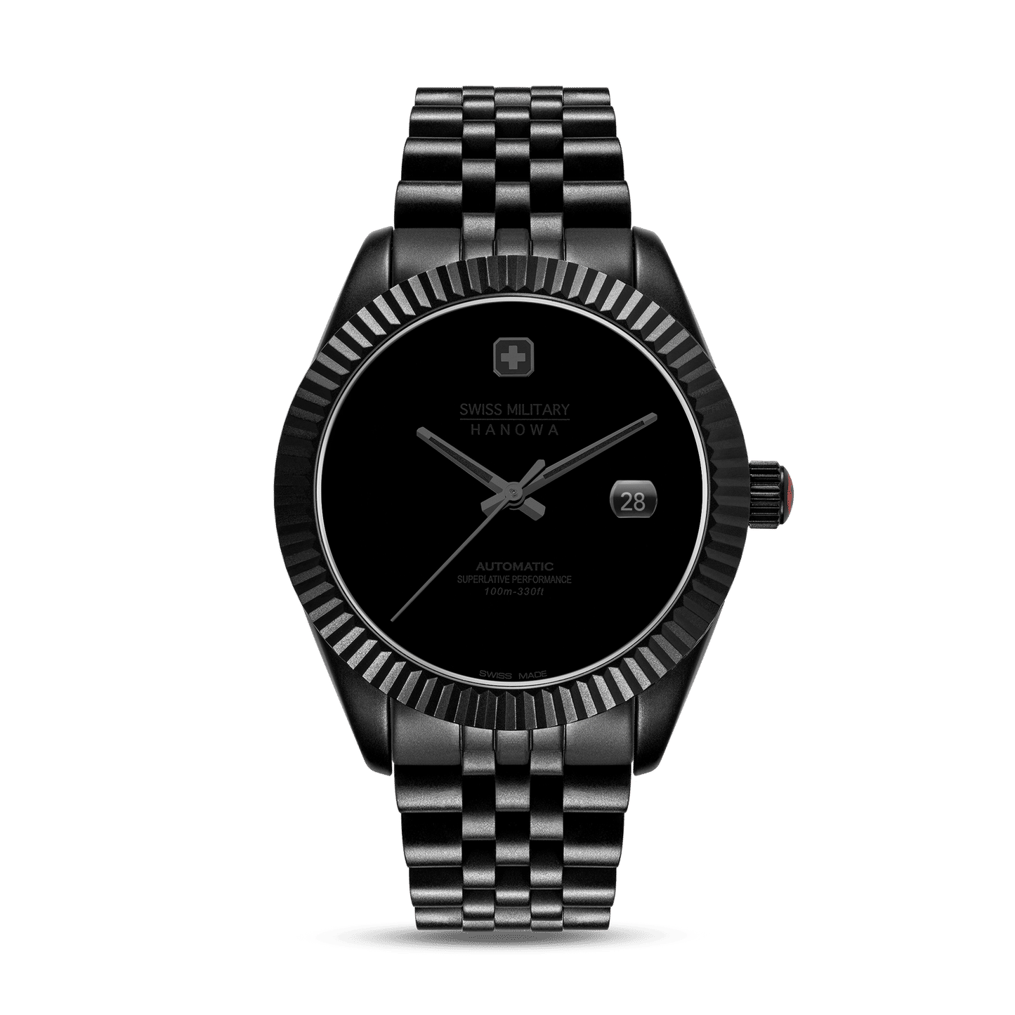 Swiss Military Hanowa Dark Night SMWGL0005530 Herren • Automatikwerk Soprod P024 • Saphirglas