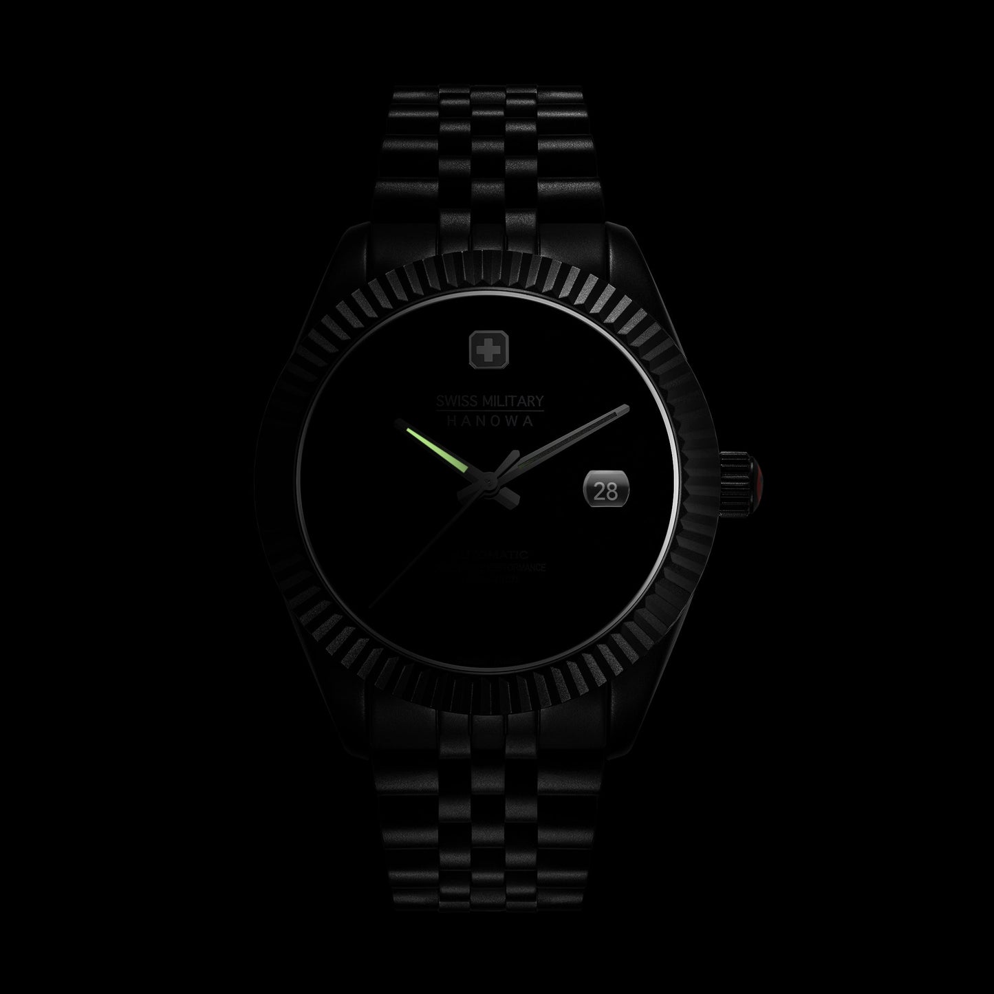 Swiss Military Hanowa Dark Night SMWGL0005530 Herren • Automatikwerk Soprod P024 • Saphirglas, Bild 5