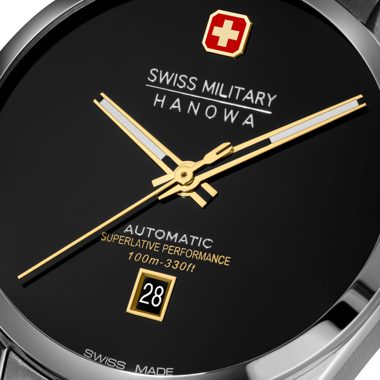 Swiss Military Hanowa Majestic Pioneer SMWGL0006204 Herrenuhr Schwarz • Automatikwerk Soprod P024 • Saphirglas, Bild 4