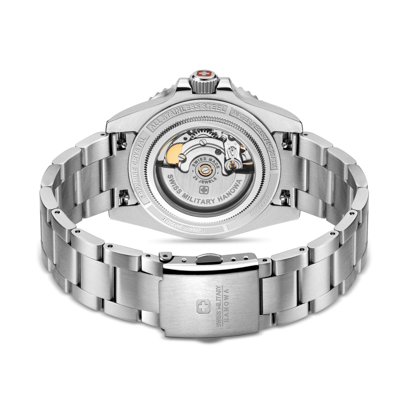 Swiss Military Hanowa Sealord SMWGL0006301 Herrenuhr Schwarz • Automatikwerk Soprod P024 • 20 ATM Wasserdicht, Bild 5