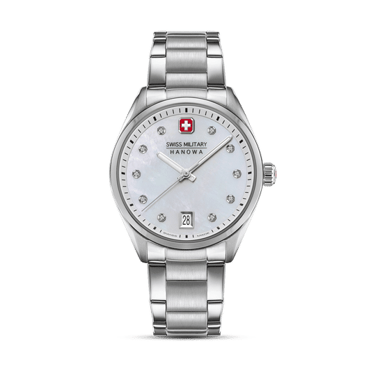 Swiss Military Hanowa Road Runner SMWLH0005001 Damenuhr Weiß • Saphirglas • 10 ATM Wasserdicht