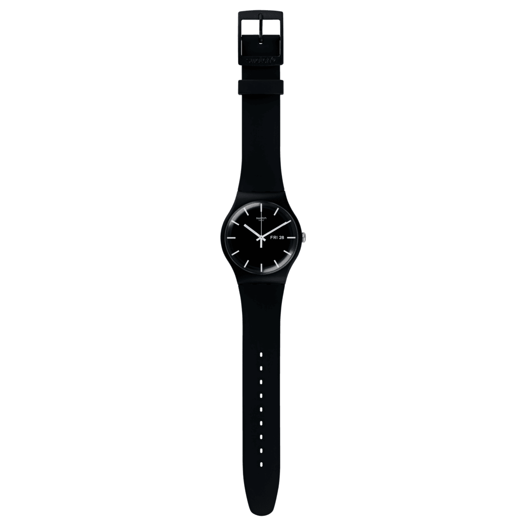 Swatch Originals Large SO29B704 Mono Black Herrenuhr Schwarz • Biosourced Material • Tag-/Datumsfenster, Bild 5