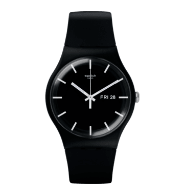 Swatch Originals Large SO29B704 Mono Black Herrenuhr Schwarz • Biosourced Material • Tag-/Datumsfenster, Bild 8