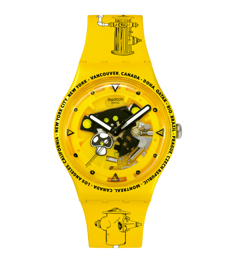 Swatch Time with Andy Anderson SO29J101 Herren Armbanduhr • Skateboarding-Edition • Swatch Proteam Collection