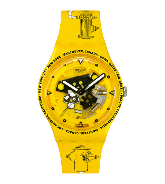 Swatch Time with Andy Anderson SO29J101 Herren Armbanduhr • Skateboarding-Edition • Swatch Proteam Collection