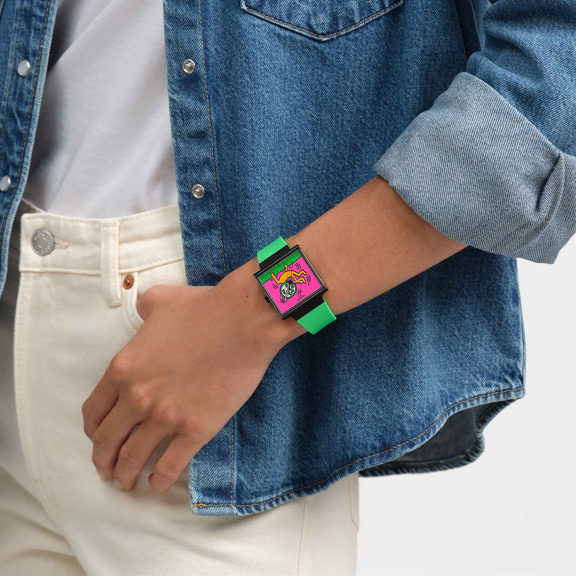 Swatch Breaks Off SO34Z102 Armbanduhr Schwarz • Biokeram-Gehäuse • Leuchtende Zeiger, Bild 7