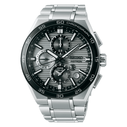 Seiko Astron SSH177J1 Herren Armbanduhr • GPS Solar Chronograph • Saphirglas mit Titan