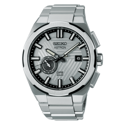 Seiko Astron SSJ037J1 Herrenuhr Silber • GPS Solar • Limited Edition, Bild 3