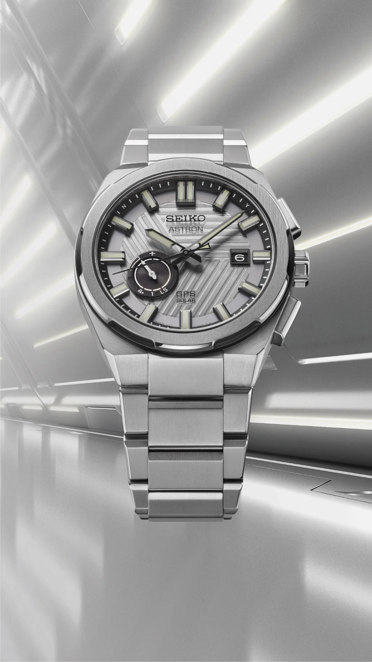Seiko Astron SSJ037J1 Herrenuhr Silber • GPS Solar • Limited Edition, Bild 2