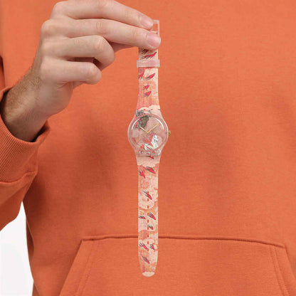 Swatch Originals Large SUOZ369 Riding the clouds Armbanduhr Mehrfarbig • Chinesisches Kunstdesign • Unikat-Kollektion, Bild
