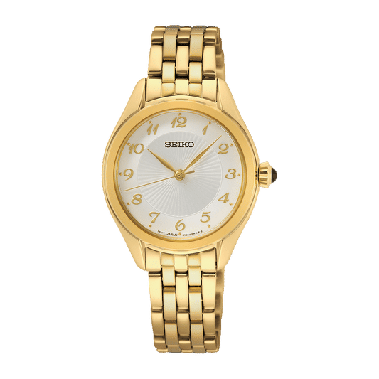 Seiko Conceptual Series SUR384P1 Damenuhr Silber • Quarzwerk • 5 ATM Wasserdicht