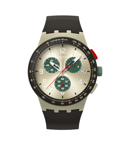 Swatch New Chrono Plastic SUST402 Herren • Chronograph • Leuchtzeiger