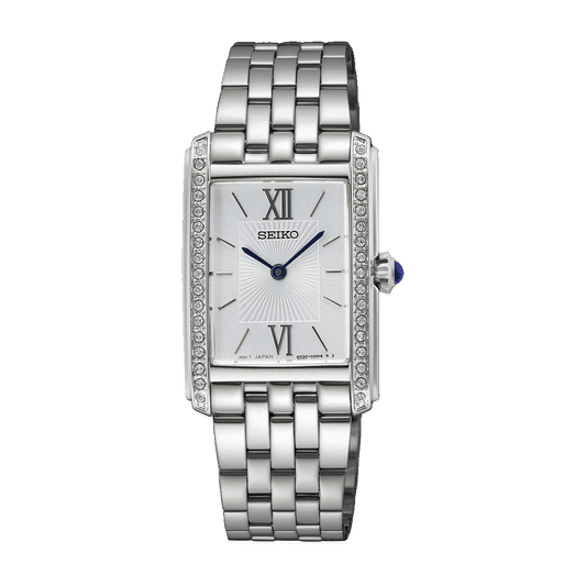 Seiko SWR091P1 Damen Armbanduhr • Hardlex-Glas • Spritzwassergeschützt