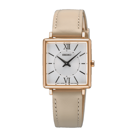 Seiko SWR114P1 Damenuhr Silber • Hardlex-Glas • 5 ATM Wasserdicht