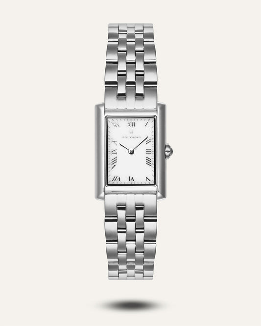 Mockberg Timeless Grand MO312 Damen Armbanduhr Silber • Mineralglas • Miyota Quarzwerk