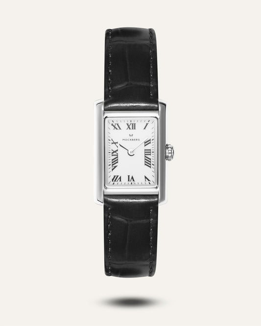 Mockberg Timeless MB0246 Damen Armbanduhr Schwarz • Mineralgas • Japanisches Quarzwerk