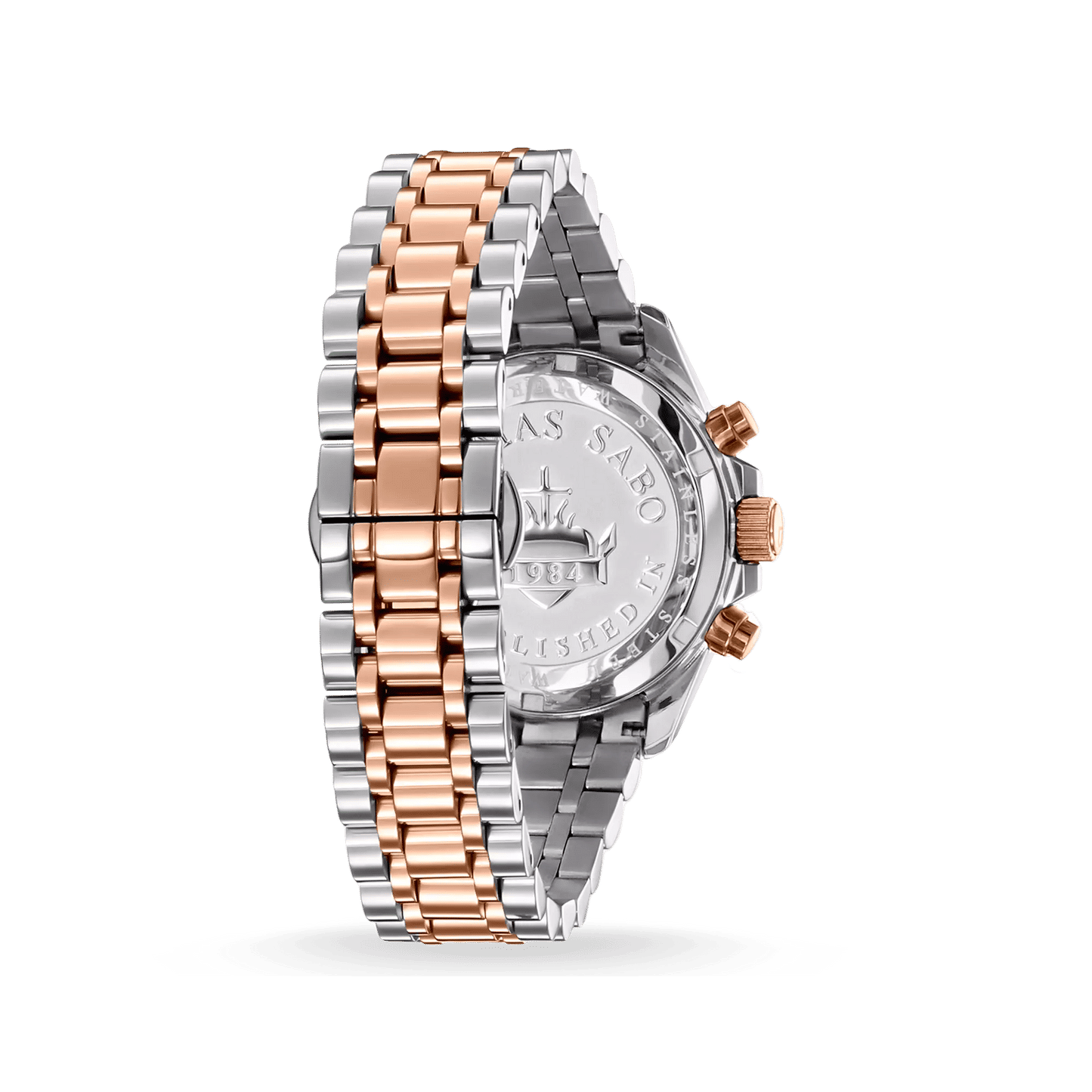 Thomas Sabo Divine WA0221-272-201 Damen Armbanduhr Bicolor • Chronograph • Mineralglas mit Saphirbeschichtung, Bild 2