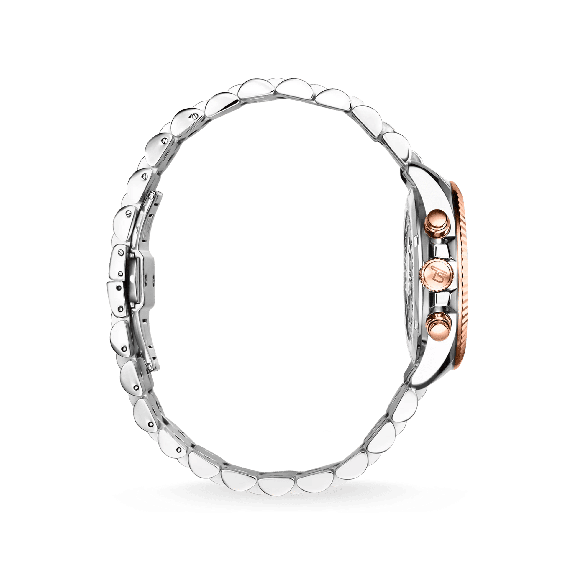 Thomas Sabo Divine WA0221-272-201 Damen Armbanduhr Bicolor • Chronograph • Mineralglas mit Saphirbeschichtung, Bild 3