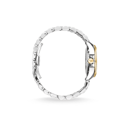 Thomas Sabo WA0370-291-203 Damen Armbanduhr Bicolor • Zirkonia-Steinbesatz • Mineralglas mit Saphirbeschichtung, Bild 2