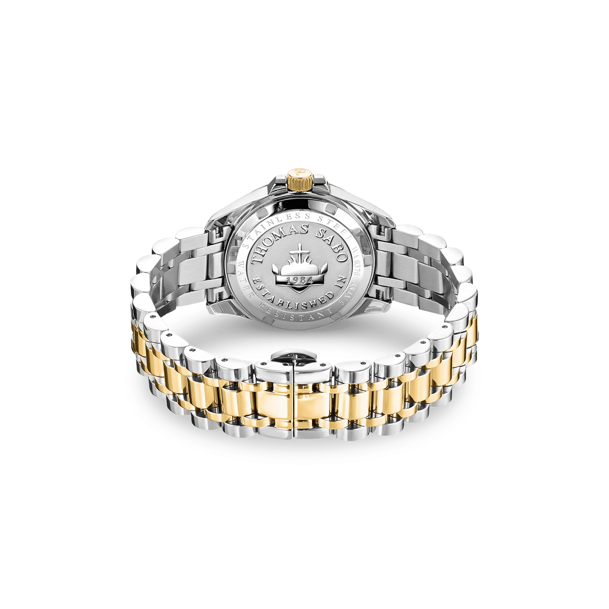Thomas Sabo WA0370-291-203 Damen Armbanduhr Bicolor • Zirkonia-Steinbesatz • Mineralglas mit Saphirbeschichtung, Bild 3