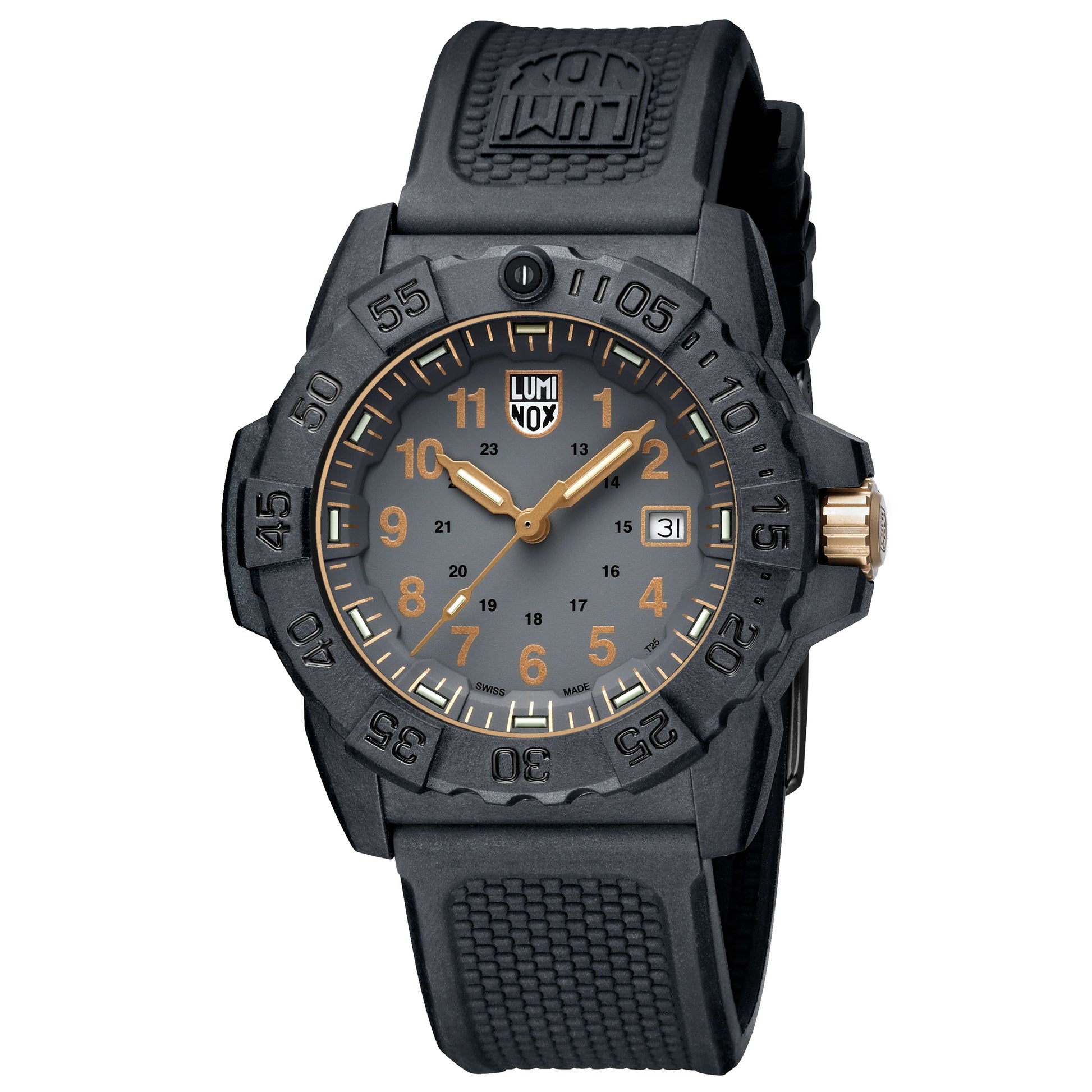 Luminox Navy SEAL XS.3508.GOLD Herren Armbanduhr Schwarz • CARBONOX™-Gehäuse • 25 Jahre Leuchttechnologie, Bild 8