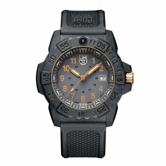 Luminox Navy SEAL XS.3508.GOLD Herren Armbanduhr Schwarz • CARBONOX™-Gehäuse • 25 Jahre Leuchttechnologie