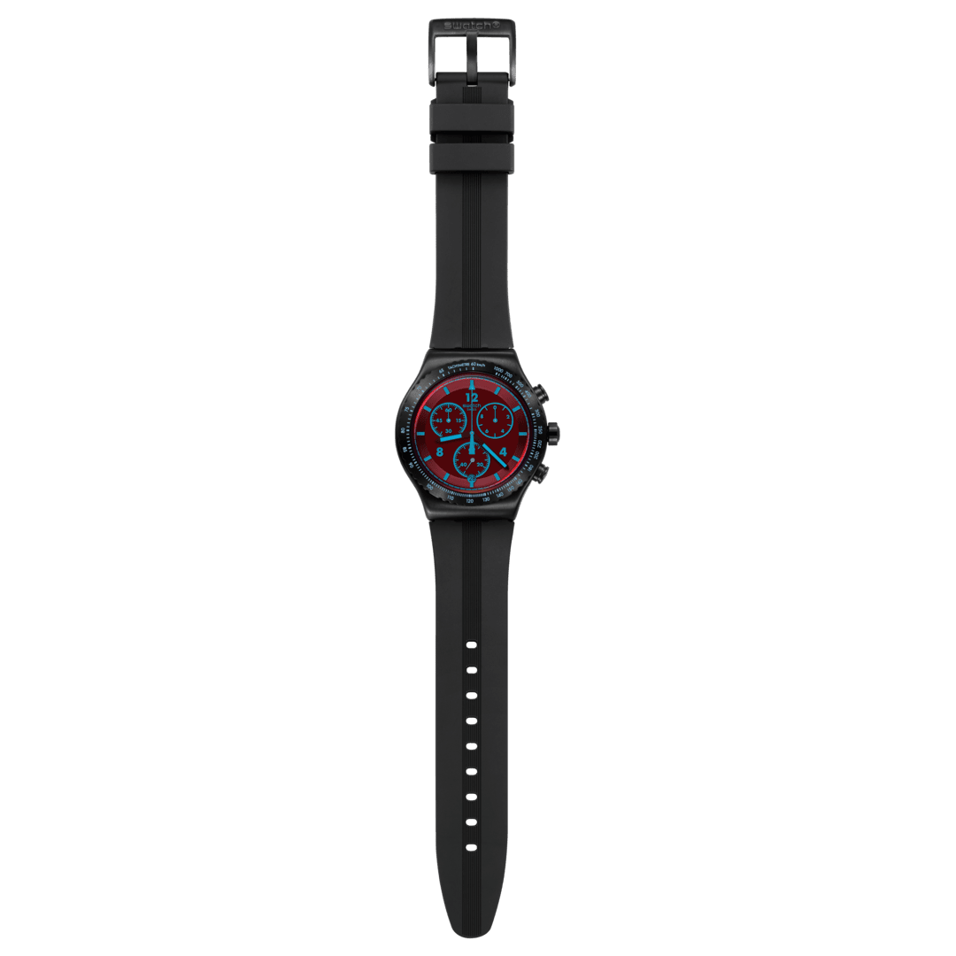 Swatch Irony Chrono New YVB417 Herren • Chronograph • Crimson Mystique, Bild 4