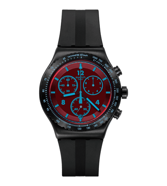 Swatch Irony Chrono New YVB417 Herren • Chronograph • Crimson Mystique