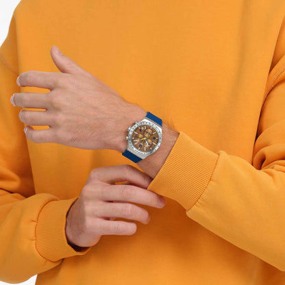 Swatch Irony Chrono New YVS534 Sidereal Glow Herrenuhr • Leuchtzeiger • Chronograph mit Datum, Bild 2