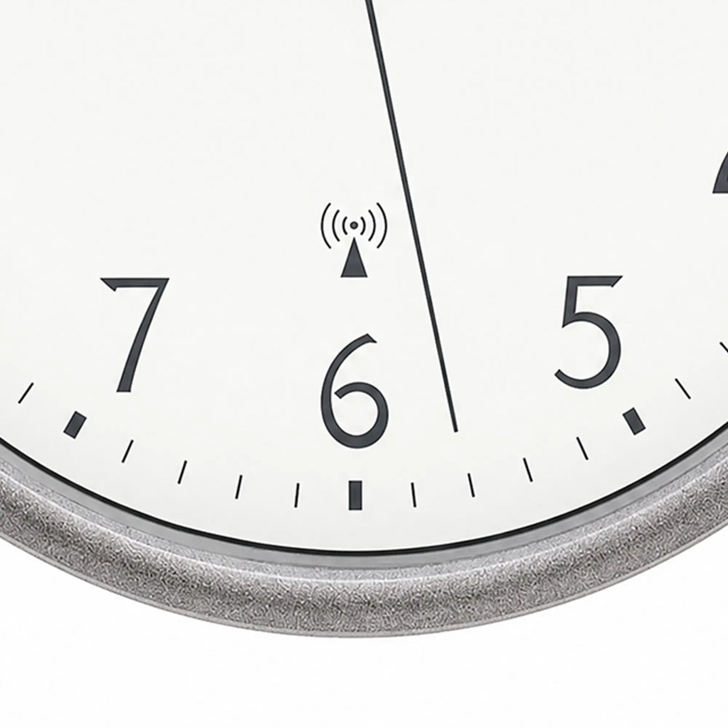 reloj de pared moderno ams f5576g detalle de la esfera