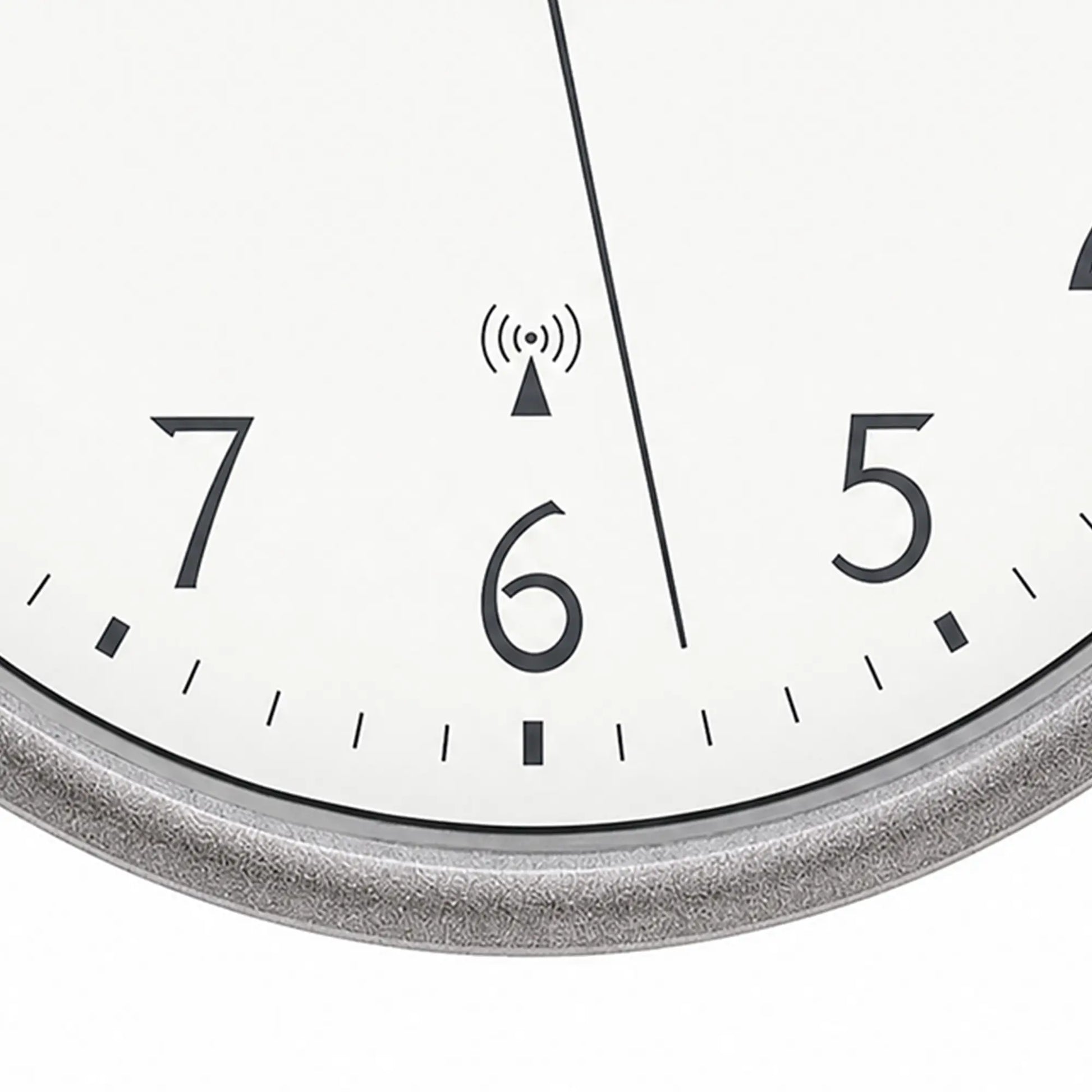 reloj de pared moderno ams f5576g detalle de la esfera