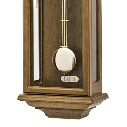 Zegar ścienny AMS Regulator R696/4 dąb • 14-dniowy mechanizm BimBam • obudowa z litego drewna