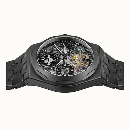 Ingersoll The Broadway I15102 Herrenuhr Schwarz • Keramik-Automatikuhr • Dual Time, Bild 6