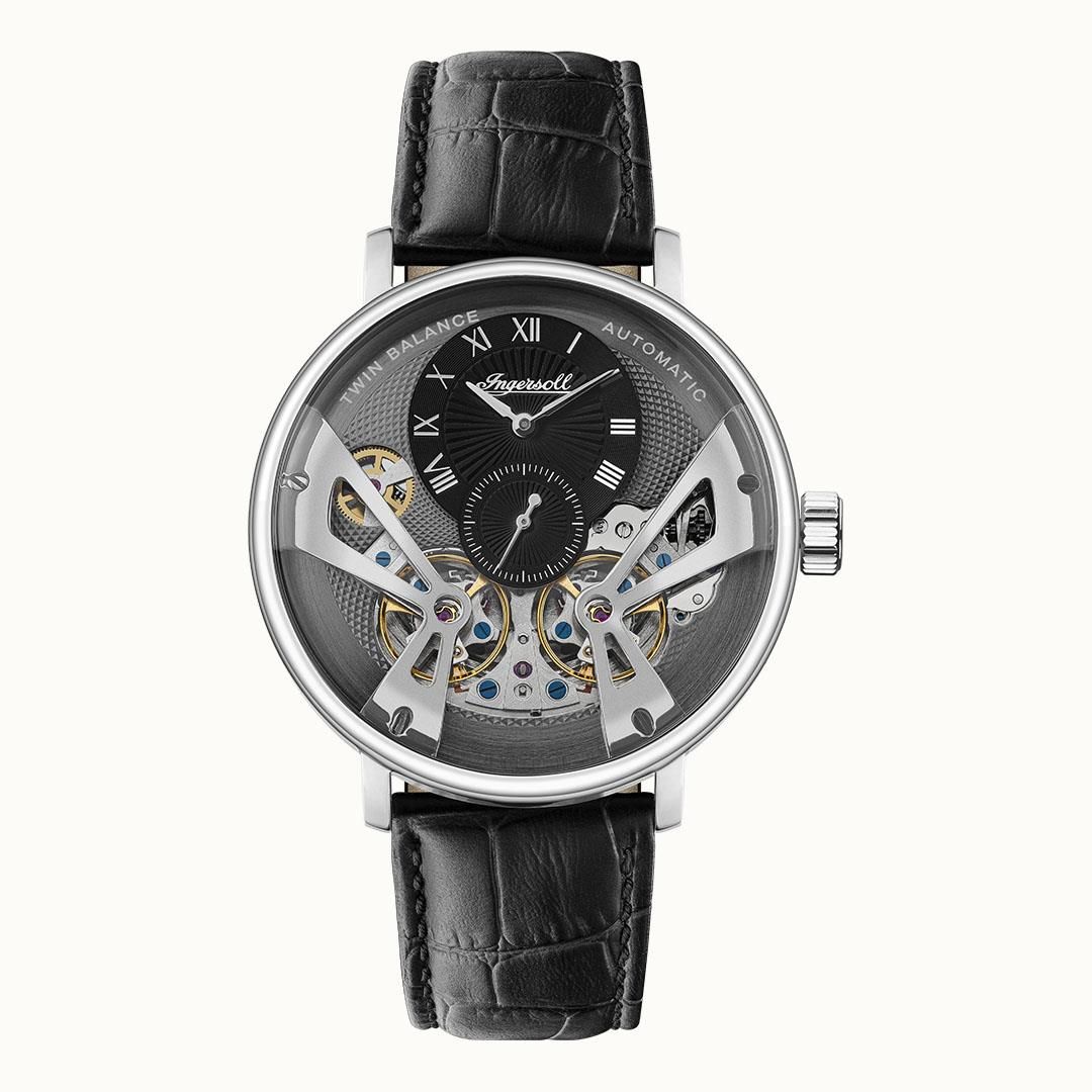 Ingersoll The Tennessee I13103 Herrenuhr Silber • Automatikwerk • Mineralglas