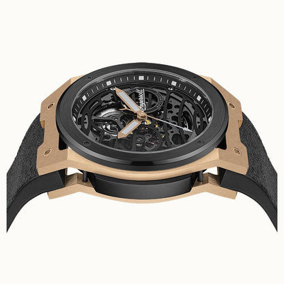 Ingersoll The Springfield I15202 Herrenuhr Schwarz • Automatikwerk • Skelett-Zifferblatt, Bild 5