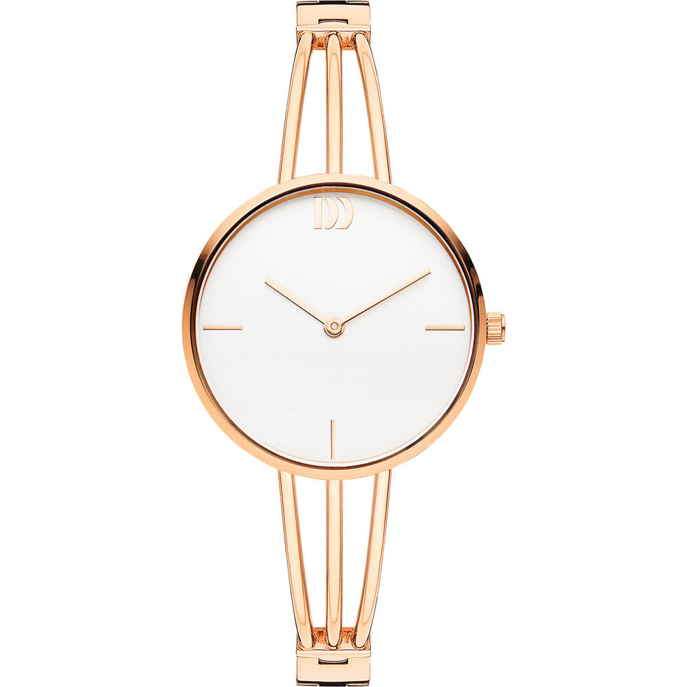 Danish Design Pure Jackie IV67Q1252 Damen Armbanduhr Roségold • Minimalistisches Design • Mineralglas